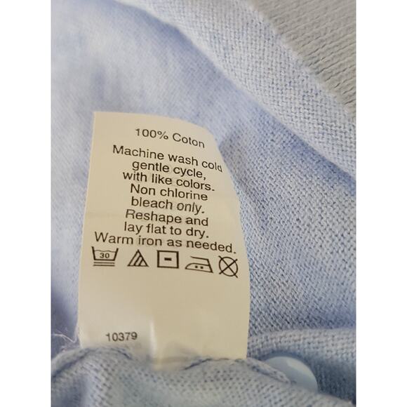 J CREW The Caryn Cardigan Sweater Womens Sz Small Blue E5957 - Picture 8 of 8